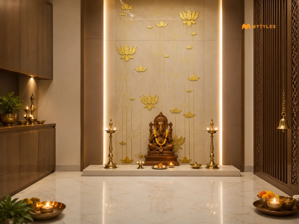 Lotus Design Tiles for a Devotional Touch